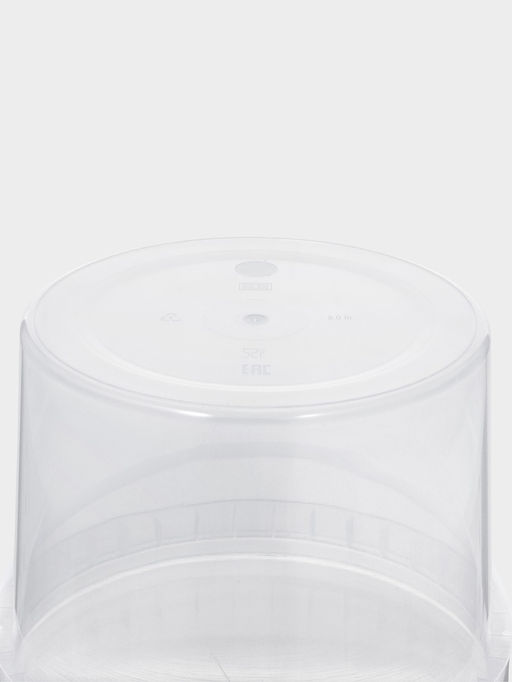 Цена за 60 шт. Ведро одноразовое с крышкой, 3 л, d=19 см, пластик пищевой, прозрачное - Simaland фото 5