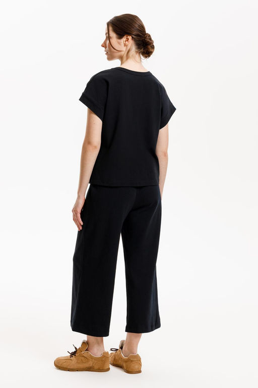 ЕВТ 3305/темный черный фуфайка жен