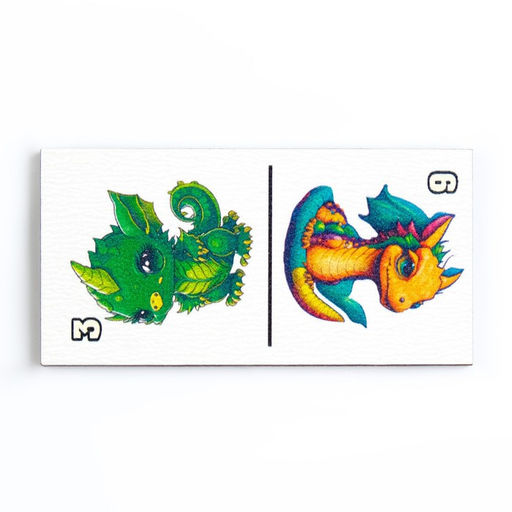 Домино «Дракончики», костяшка 6×3 см