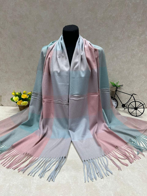 Палантин из кашемира, мультицвет