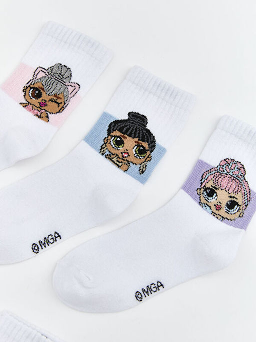 LOL Surprise OMG Lisansl? K?z ?ocuk Soket ?orap 5li