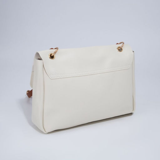 Сумка-мессенджер на клапане, цвет белый - Simaland фото 2