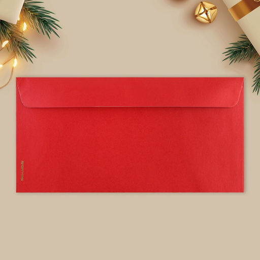 Цена за 5 шт. Подарочный конверт «С Новым годом», тиснение, дизайнерская бумага, 22 х 11 см