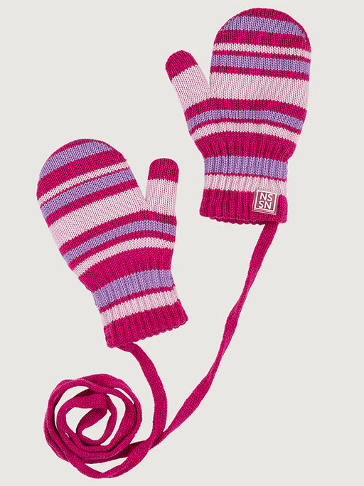 Варежки 14з17025 ягода/фиалка