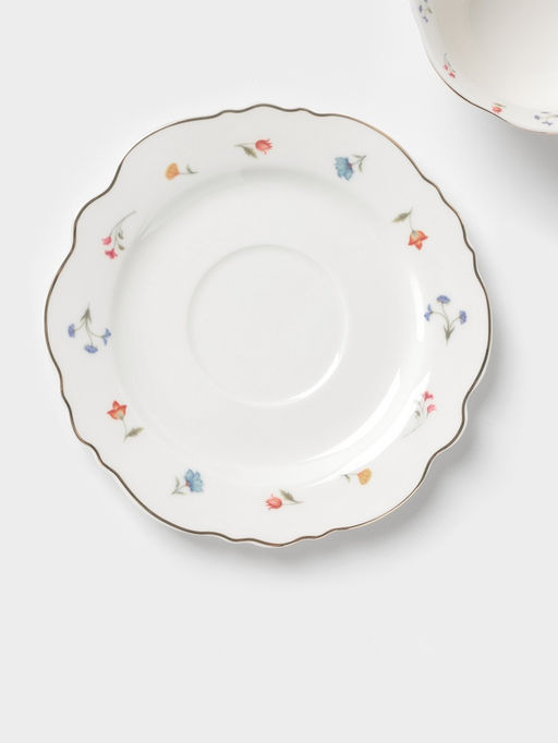 Чайная пара WY Flowers song, фарфор, 220 мл, белая