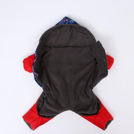 Комбинезон зимний для животных Лыжник, XS (ДС 18-20, ОШ 22-24, ОГ 29-30 см), микс - Пижон фото 6