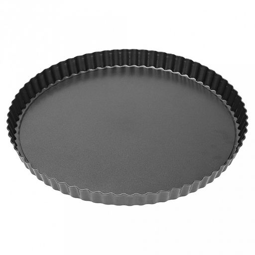 Форма для выпечки с антипригарным покрытием д32см h2,7см "Ромашка", волнистый борт, съемное дно (Китай)