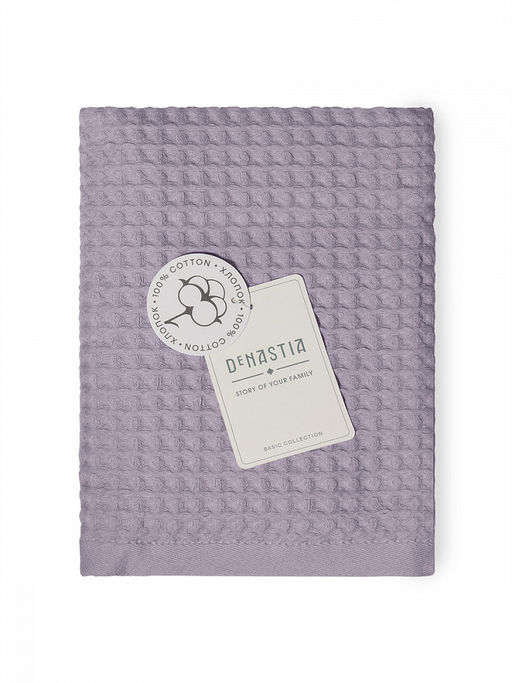 Полотенце для лица 50x90 лавандовый вафельное полотно