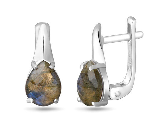 Серьги, лабрадорит, Тайна