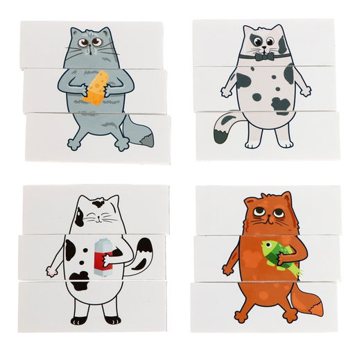 Магнитная игра «Кошачьи перевертыши»