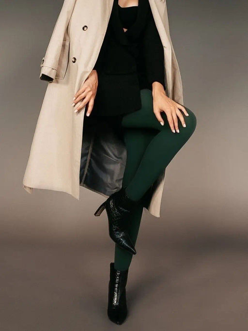 Колготки TEATRO MULTIFIBRA 100 COLOR темно-зеленый  фото 3