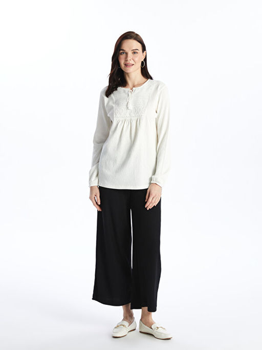 Kad?n Beli Lastikli D?z Pantolon Etek - Waikiki фото 2