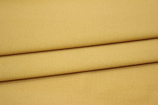 Микровельвет цв.Песочно-желтый, ш.1.46м, хлопок-100%, 190гр/м.кв - Купава фото 4