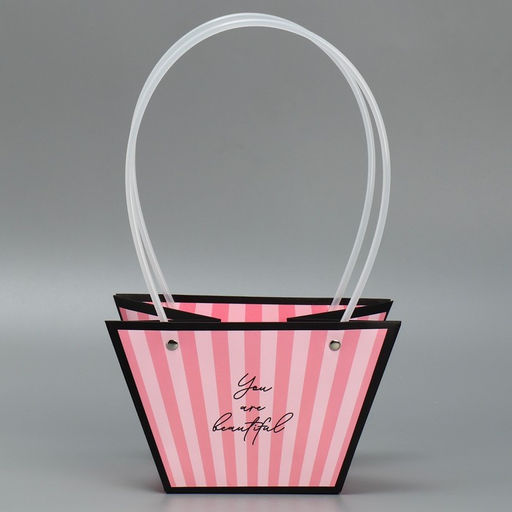 Пакет для цветов Нежность, 20 х 12 х 20 см - Дарите счастье фото 4