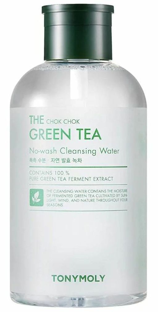 TONYMOLY  Мицеллярная вода для снятия макияжа с экстрактом зеленого чая THE CHOK CHOK GREEN TEA No-w