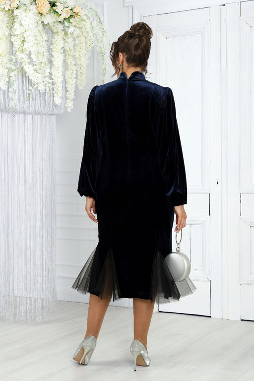 Платье Ninele 7431-Р темно-синий - Mira fashion фото 586