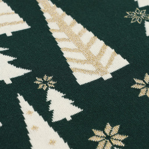 Плед из хлопка с новогодним рисунком Whitewood из коллекции New Year Essential, 130x180 см - Tkano фото 4