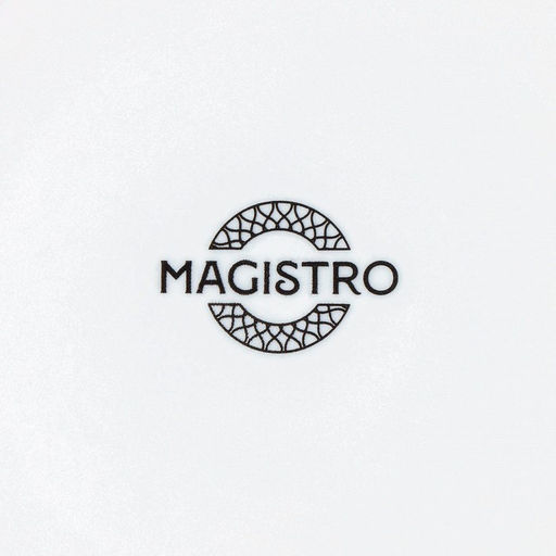 Тарелка фарфоровая пирожковая Magistro Argos, d=15,4 см, цвет белый  фото 8
