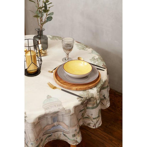 Скатерть Этель Райский сад d=150 +/-3 см  фото 3