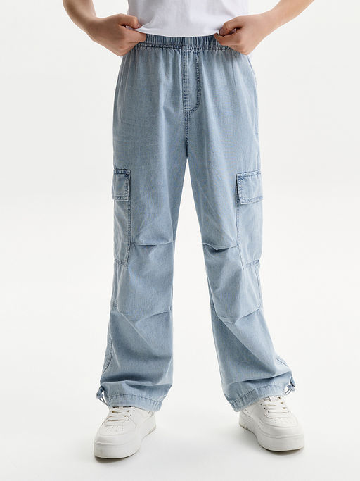 PELICAN, брюки для мальчиков, Голубой  фото 2