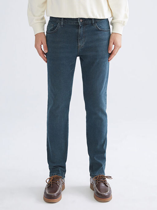 B?y?k Beden Regular Fit Erkek Jean Pantolon