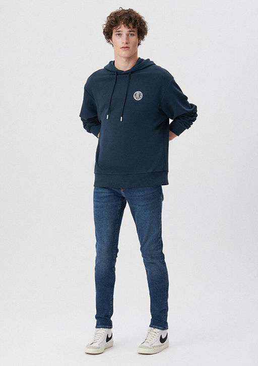 James 90lar Tokk Koyu Mavi Jean Pantolon