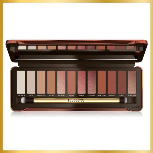 до 11.24. EVELINE Тени для век CHARMING MOCHA, 12 г  фото 4