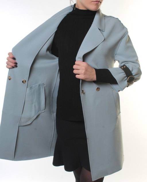 8892 LT. BEIGE Пальто зимнее женское (200 гр. холлофайбер)