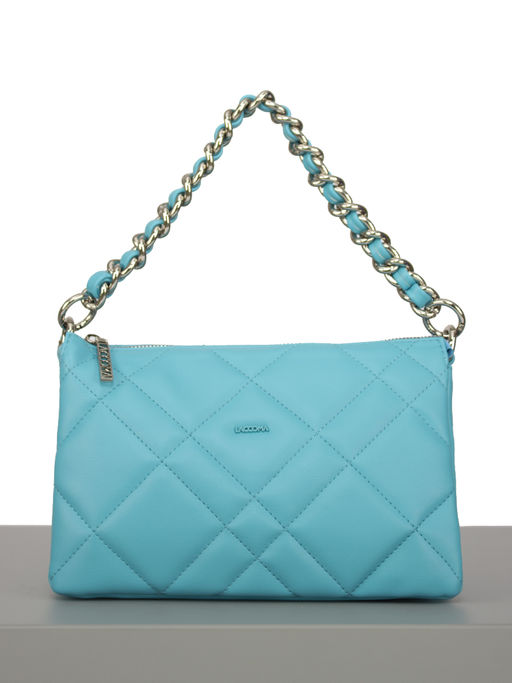 LACCOMA сумка Белла-Ф826-бирюза эко кожа хлопок