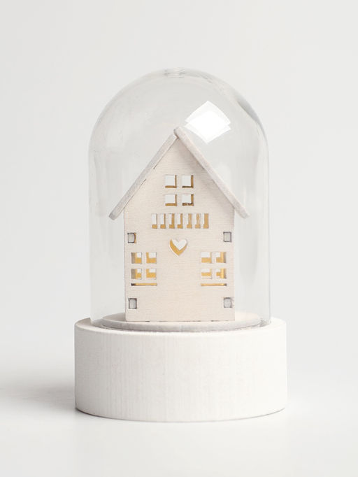 Сувенир новогодний с подсветкой «Зимний домик»