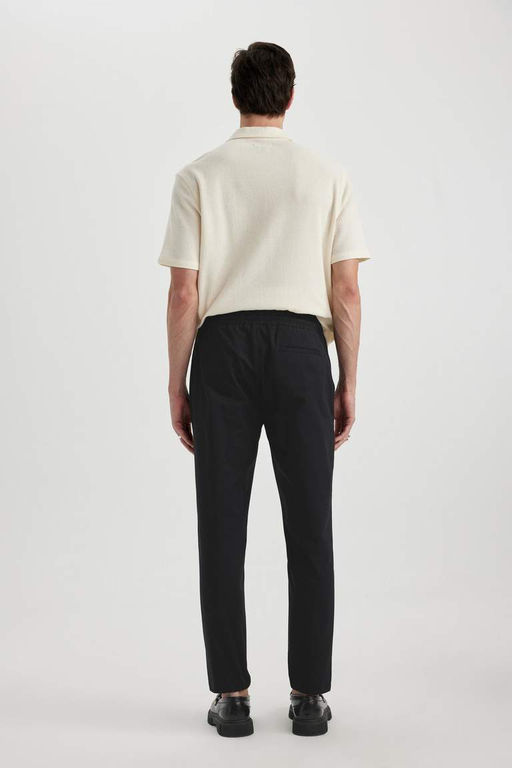 Брюки Jogger скинни из габардина - Defacto фото 9