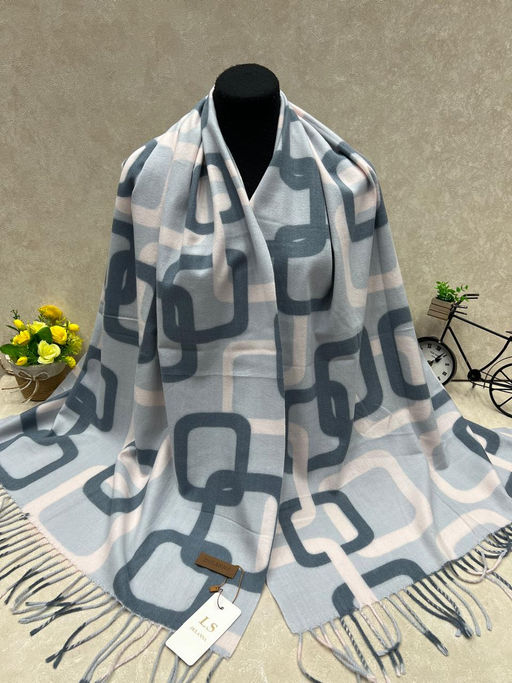 Мягкий палантин из кашемира мультицвет