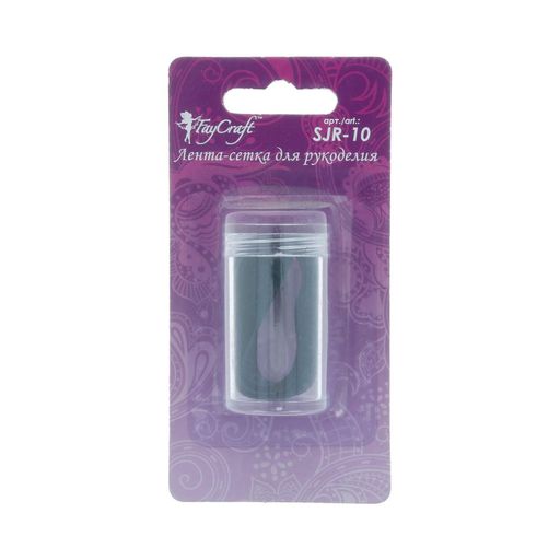 FAYCRAFT Ювелирная лента SJR-10 10 мм 5 х 1 м СК/Распродажа №08 тем. зеленый