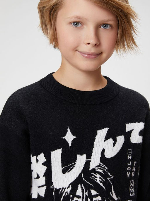 ACOOLA / Джемпер детский для мальчиков Colorado черный  фото 4