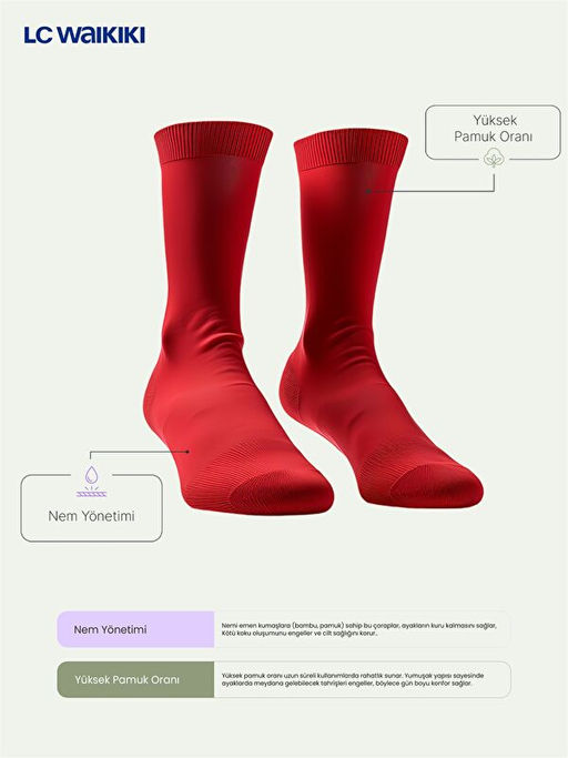 Desenli Erkek ?ocuk Soket ?orap 5li