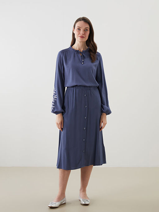 Beli Lastikli Kad?n Etek