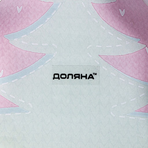 Блюдо стеклянное сервировочное Доляна Ёлочка. С Новым Годом, 16,920,3 см  фото 4