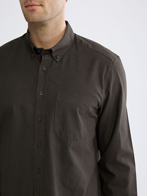 Regular Fit Gabardin Erkek G?mlek