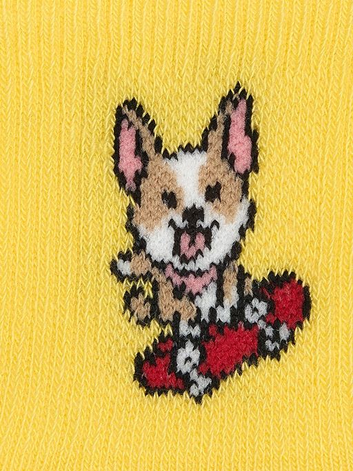 OMSA kids Calzino 21P73 с рис.на резинке (Корги) - giallo  фото 3