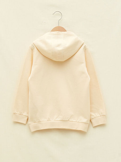 Kap??onlu Bask?l? Uzun Kollu Erkek ?ocuk Sweatshirt - Waikiki фото 2