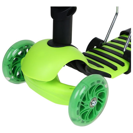 Самокат 5 в 1 GRAFFITI, колёса световые PU 120/80 мм  фото 5