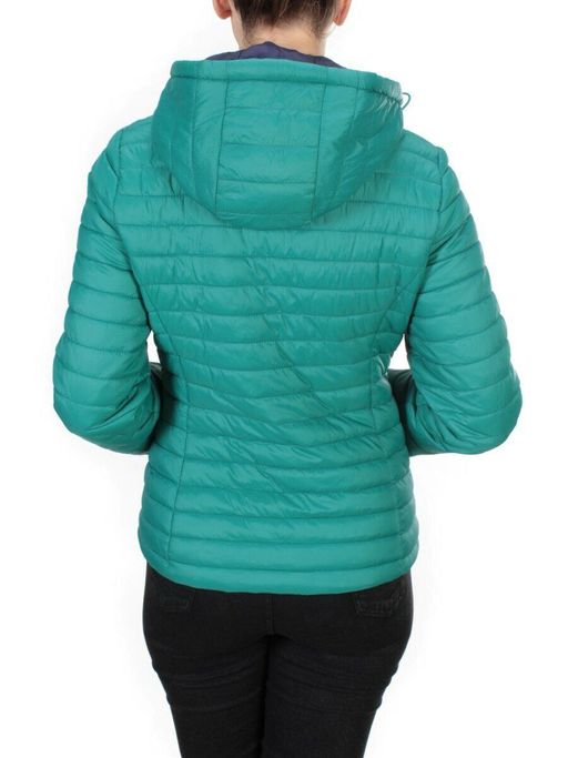 9313 TURQUOISE/BLUE Куртка демисезонная двухсторонняя женская RIKA (100 гр. синтепон) - Fashion фото 15