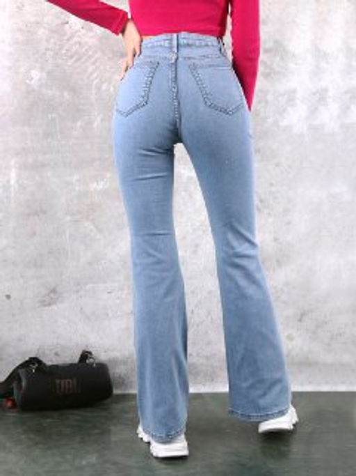 Джинсы женские клеш 1403 Уценка