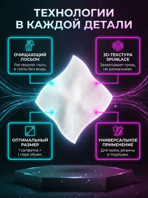 Влажные салфетки icleaner , набор 15 салфеток  фото 5