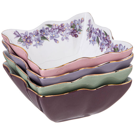 НАБОР РОЗЕТОК LEFARD LILAC 4 ШТ. 10 СМ