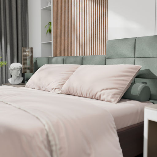Постельное бельё Этель 2сп Tencel 180*210см, 220*245см, 50*70см-2шт, цвет бежевый  фото 2
