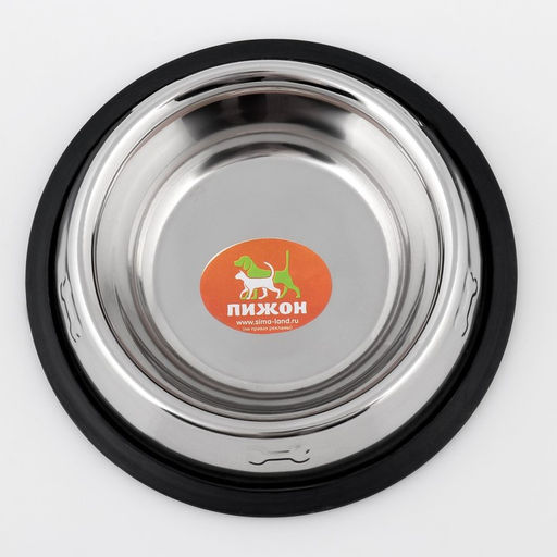 Миска с нескользящим основанием Пирамида рельефная, 230 мл - Пижон фото 2