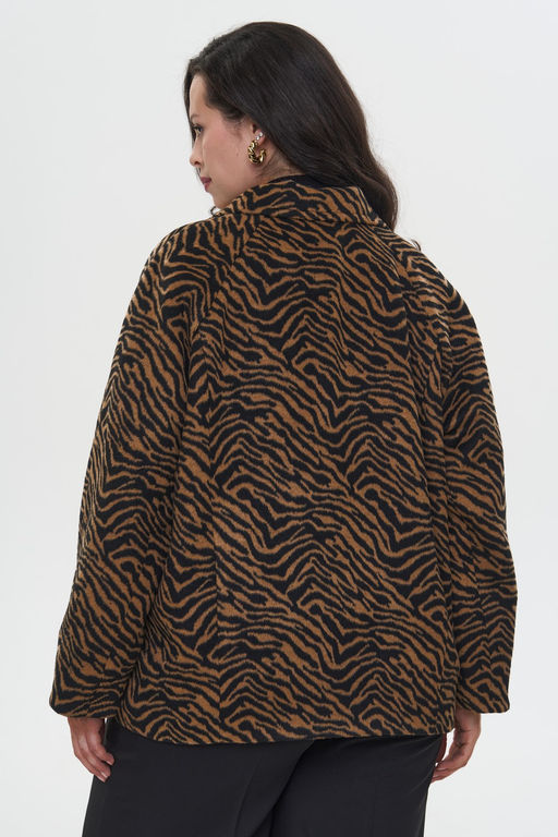 Пальто Флирт бежево-черный - Intikoma фото 7