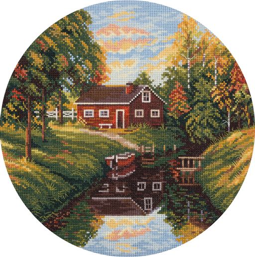Набор для вышивания PANNA PS-1962 Прозрачная осень 24 х 24 см