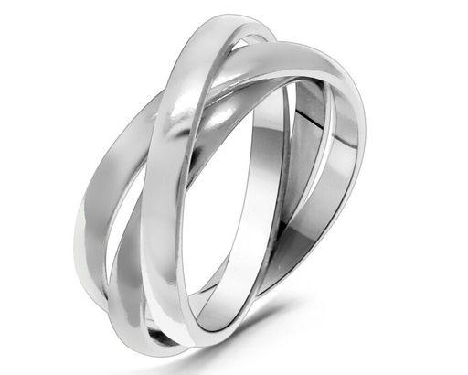 Кольцо из серебра без вставки, Тцк101